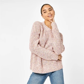 Image of Jack Wills Ockley Fisherman Crew Neck Knitted Jumper - Multi