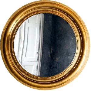 Image of Gallery Trevose Round Wall Mirror - Gold