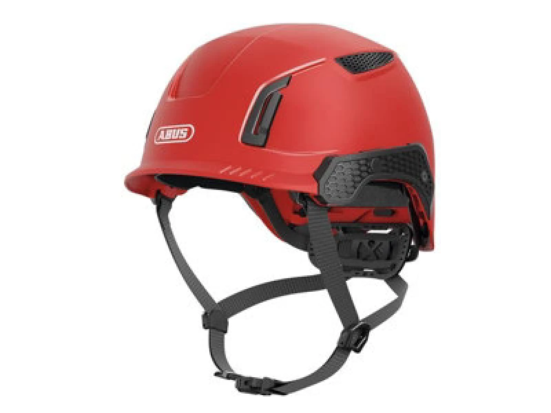 Image of Abus Spector Vented Safety Helmet Red 41392