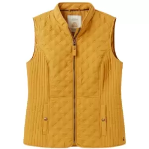 Image of Joules Womens Minx Quilted Gilet Caramel 12