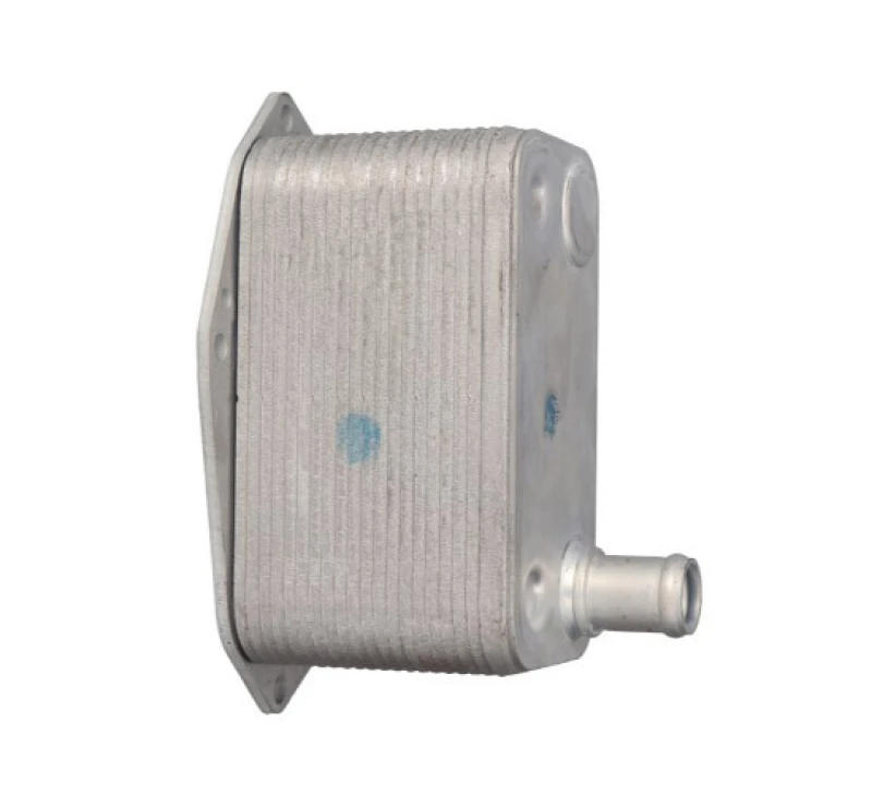 Image of NISSENS 90786 Oil Cooler ** FIRST FIT ** with gaskets/seals, without filter Aluminium Oil Cooler,engine oil (469)