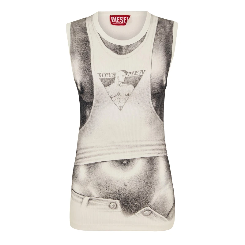 Image of Diesel Unisex Adults Pr Lifty Tof T-Shirt White unisex XS