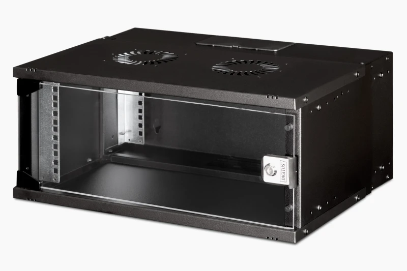 Image of Digitus DN-49201 19" wall cabinet Black 540x240x400mm 4U IT sy... DN-49201