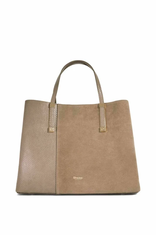 Image of Dune London Womens 'Dorry' Tote Bag in Grey Grey Female
