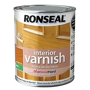 Image of Ronseal Interior Varnish - Matt Antique Pine 750ml