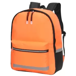 Image of Shugon Gatwick Hi-Vis Backpack (18 Litres) (One Size) (Hi Vis Orange)