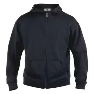 Image of Duke Mens Rockford Kingsize Cantor Zip Through Hooded Sweatshirt (8XL) (Black)