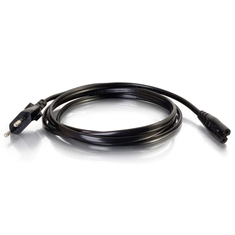Image of C2G 80618 power cable Black 3m CEE7/7 C7 coupler