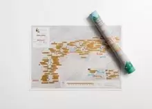 Image of Alpine Cycling Collect and Scratch Print