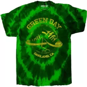 Image of Green Day - All Stars Unisex Medium T-Shirt - Green