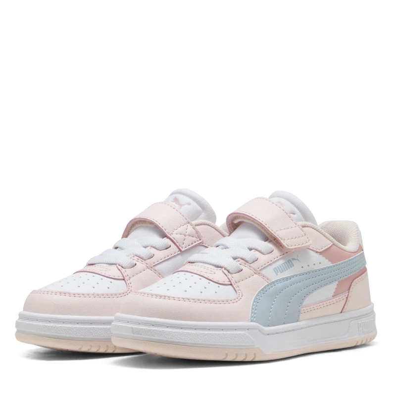 Image of Puma Puma Caven III Kids Wht/Pnk/Blu female C10 (28)