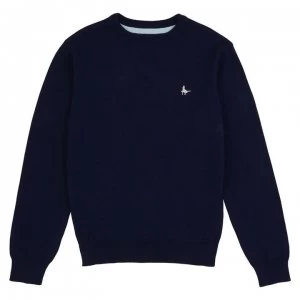 Image of Jack Wills Wills Seabourne Crew Neck Sweatshirt - Navy