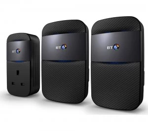 Image of BT Mini Hub Home Hotspot Powerline Adapter Kit Triple Pack