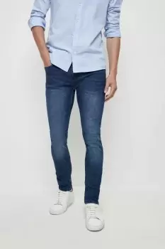 Image of Mens Super Skinny Indigo Rinse Jeans