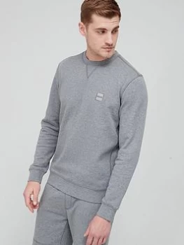 Image of BOSS Westart Sweatshirt - Light Grey , Light Grey Size M Men