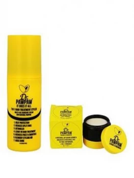Image of Dr Paw Paw Dr.PAWPAW Lip Scrub and Nourish + 7 in 1 Hair Treament Styler Duo, One Colour, Women