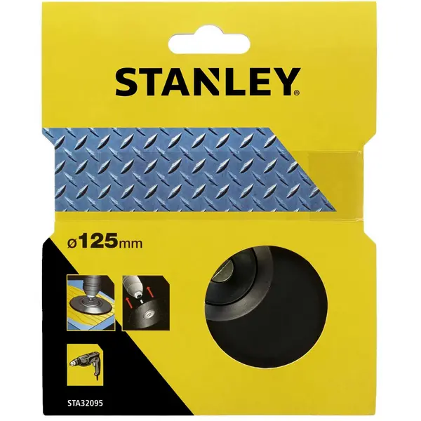 Image of Stanley 125mm Drill Backing Pad - STA32095-XJ