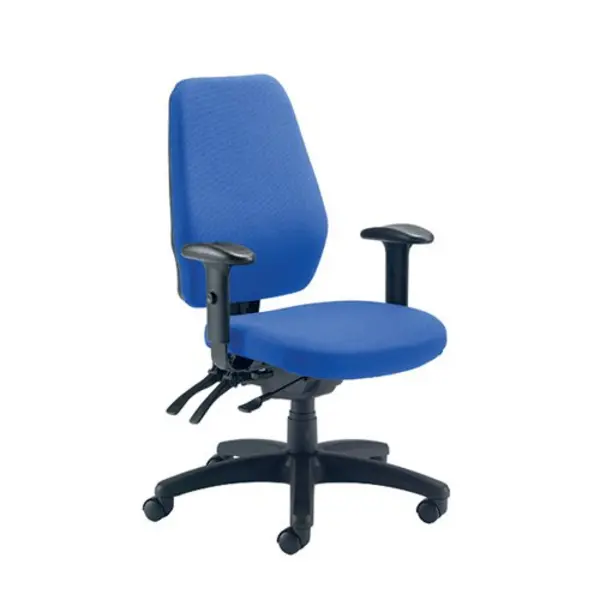 Image of Avior Centro Call Centre Chair with 2D Adjustable Arms Fabric Royal Blue KF81974