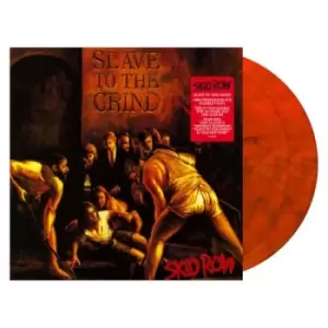 Image of Skid Row (80s) Slave To The Grind - Orange & Black Marble Vinyl - Sealed 2023 Canadian 2-LP vinyl set 538671030