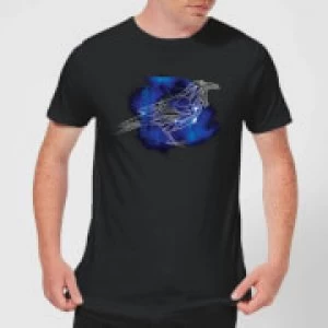 Image of Harry Potter Ravenclaw Geometric Mens T-Shirt - Black - M
