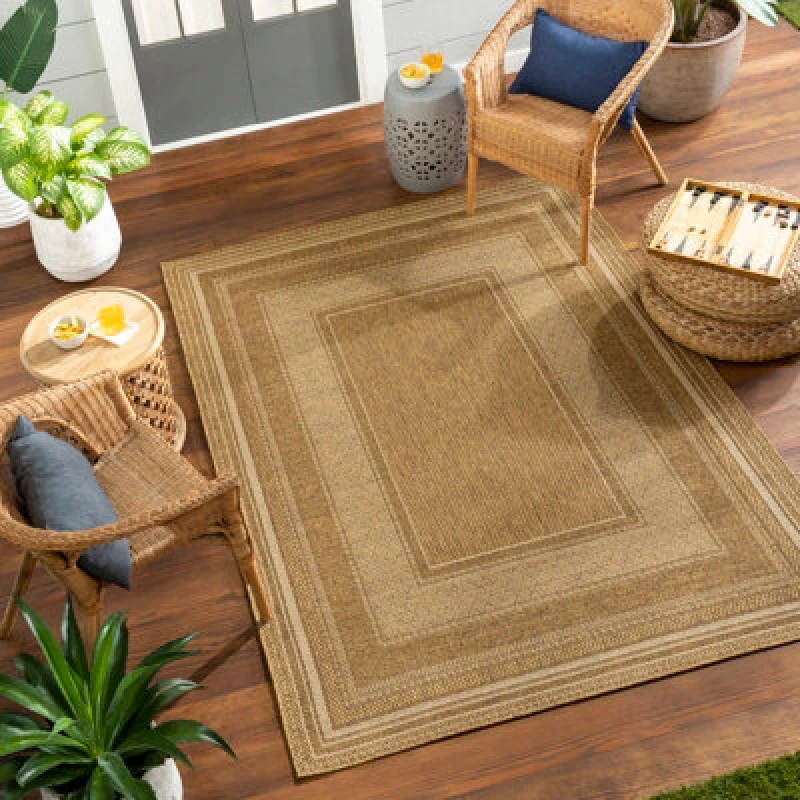 Image of Livabliss In- & Outdoor Jute-Look Beige/brown Siddhi Area Rug 160 X 213cm - Easy To Clean, Perfect For Balcony, Kitchen Or Dining Room