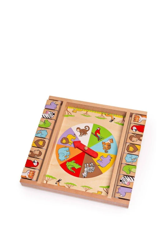 Image of Bigjigs Toys Animal Shut The Box Game Multi unisex