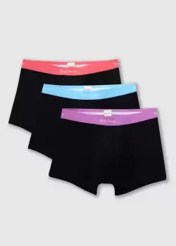 Image of Paul Smith Mens 3 Pack Trunks In Black