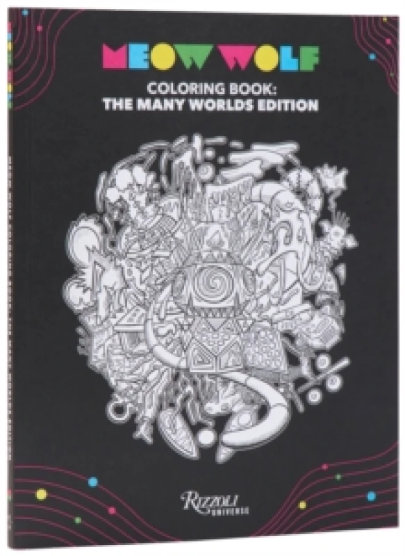 Image of Meow Wolf Coloring Book: The Many Worlds Edition. Hardback. By Meow Wolf Books