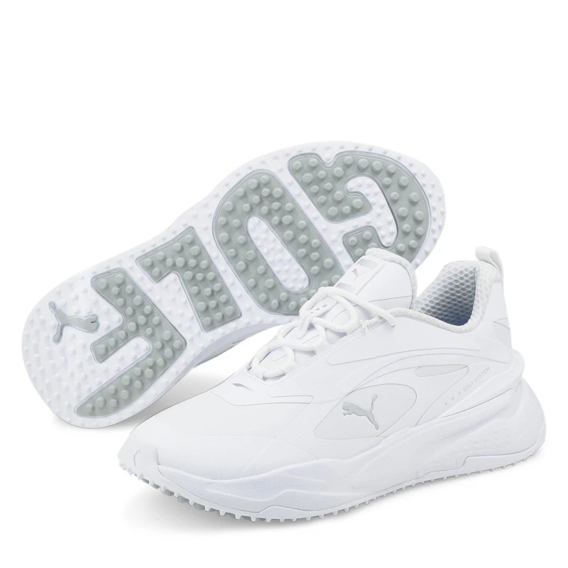 Image of Puma Gs-Fast Wmns Spikeless Golf Shoes Womens - White White 5