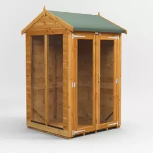 Image of 4x4 Power Apex Summerhouse - Brown