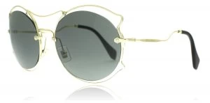 Image of Miu Miu MU50SS Sunglasses Pale Gold ZVN9K1 57mm