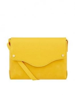 Image of Monsoon Rhea Pu Cross Body Bag - Ochre