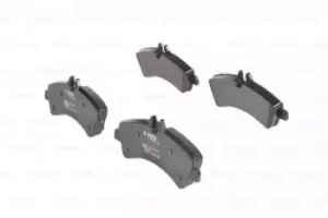 Image of Bosch 0986494122 BP1032 Brake Pad Set Disc Brake Rear Axle