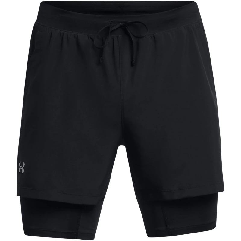 Image of 2 in 1 shorts Under Armour Launch 5" Noir Male L