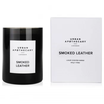 Image of Urban Apothecary Smoked Leather Luxury Candle - 300g