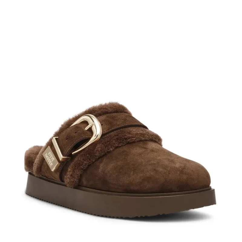 Image of Steve Madden Womens slippers Steve Madden Cozy|Up Marron Female 37