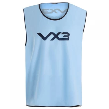 Image of VX-3 Hi Viz Mesh Training Bibs Mens - Cyan
