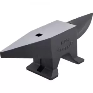 Image of VEVOR Cast Iron Anvil, 132 Lbs(60kg) Single Horn Anvil with Large Countertop and Stable Base, High Hardness Rugged Round Horn Anvil Blacksmith, for Be