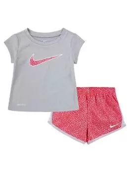 Image of Nike Infant Girls Animal Spot Aop, Red, Size 24 Months, Women