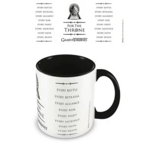 Image of Game Of Thrones - For The Throne (Black Coloured Inner) Mug