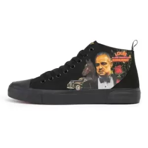 Image of Akedo x Godfather 50th Anniversary Black Signature High Top - UK 6 / EU 39.5 / US Mens 6.5 / US Womens 8