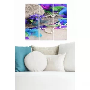 Image of MDF5360159 Multicolor Decorative MDF Painting (3 Pieces)