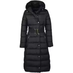 Image of Barbour International Track Line Quilted Jacket - Black
