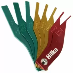 Image of Hilka 8pc Brake Pad Thickness Gauge Disc Backing Plate 2mm-12mm Metric Imperial