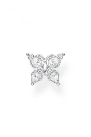 Image of Thomas Sabo Charm Club Charming Silver Baguette Stud Earrings H2195-051-14