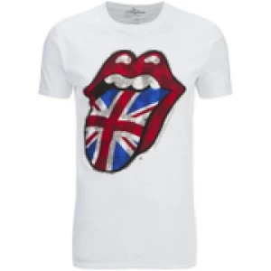 Image of Rolling Stones Mens UK Tongue T-Shirt - White - S