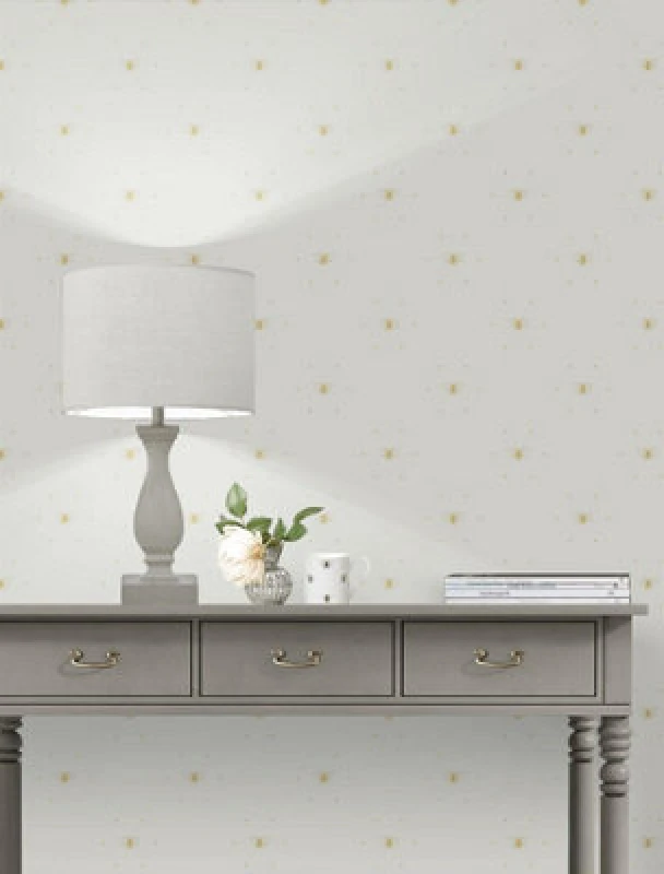 Image of Sophie Allport Bees Silhouette Cream & Ochre Straight Match Wallpaper
