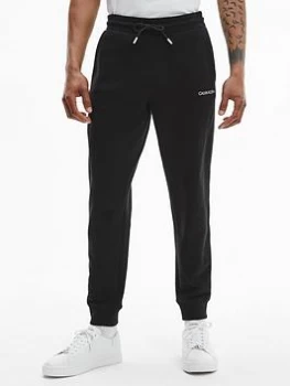 Image of Calvin Klein Essential Logo Tape Joggers - Black, Size S, Men