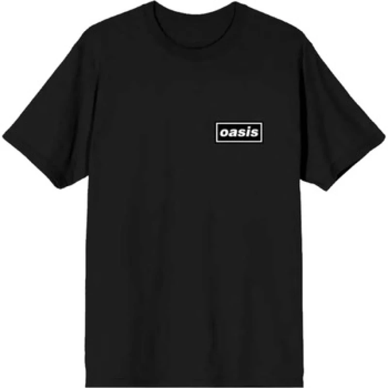 Image of Oasis Oasis Men Some Might Say Lyric Back Print T-Shirt in Black Size: Medium Black M Male 5063574401692