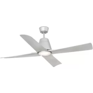 Image of Faro Typhoon Grey Ceiling Fan 4 Blades 130cm IP44